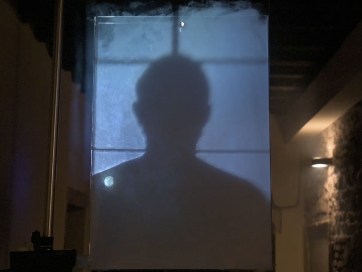 Self portrait of the artist as a young man - multimedia installation